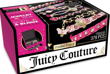 Make It Real Juicy Couture Jewellery Box Bracelet Making Kit - Art Crafts for Girls