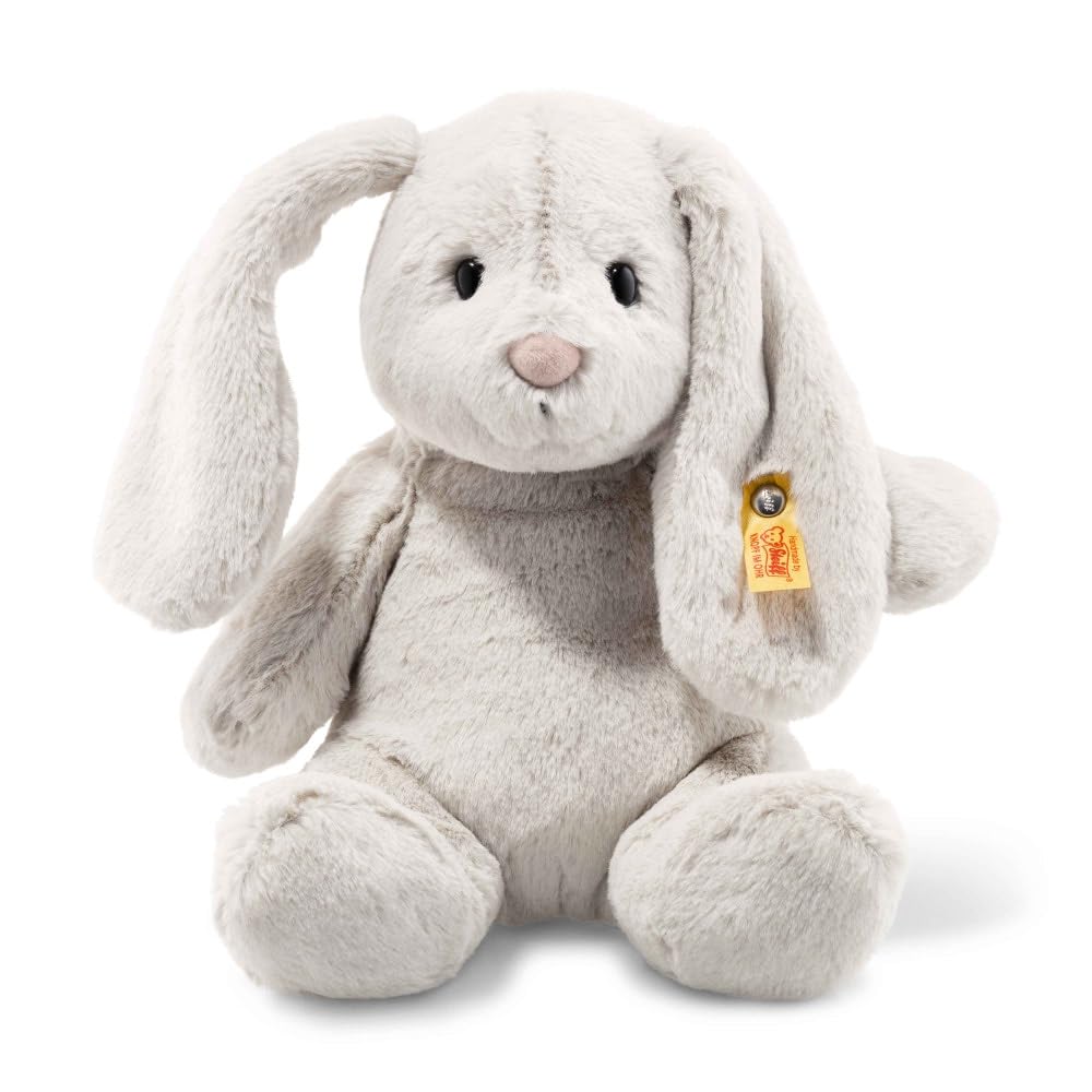 Steiff Hoppie Rabbit Light Grey 28cm - Zippigames