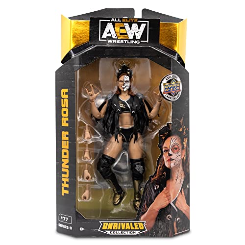 Ringside Thunder Rosa - AEW Unrivaled 9 Toy Wrestling Action Figure - Zippigames