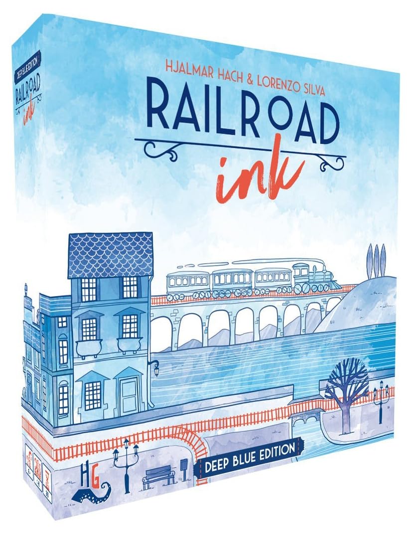 Railroad Ink: Deep Blue Edition Board Game - Zippigames