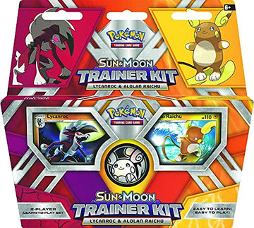 Pokémon POK81210 TCG Lycanroc and Alolan Raichu Sun/Moon Trainer Kit