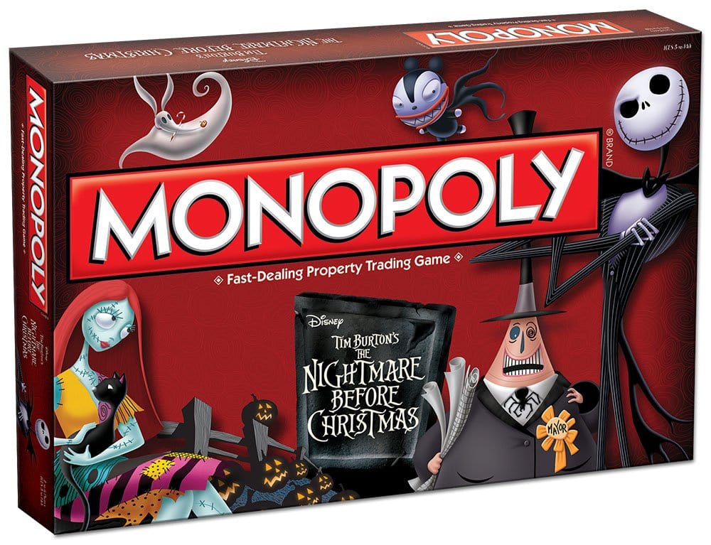 Monopoly: The Nightmare Before Christmas Board Game - Zippigames