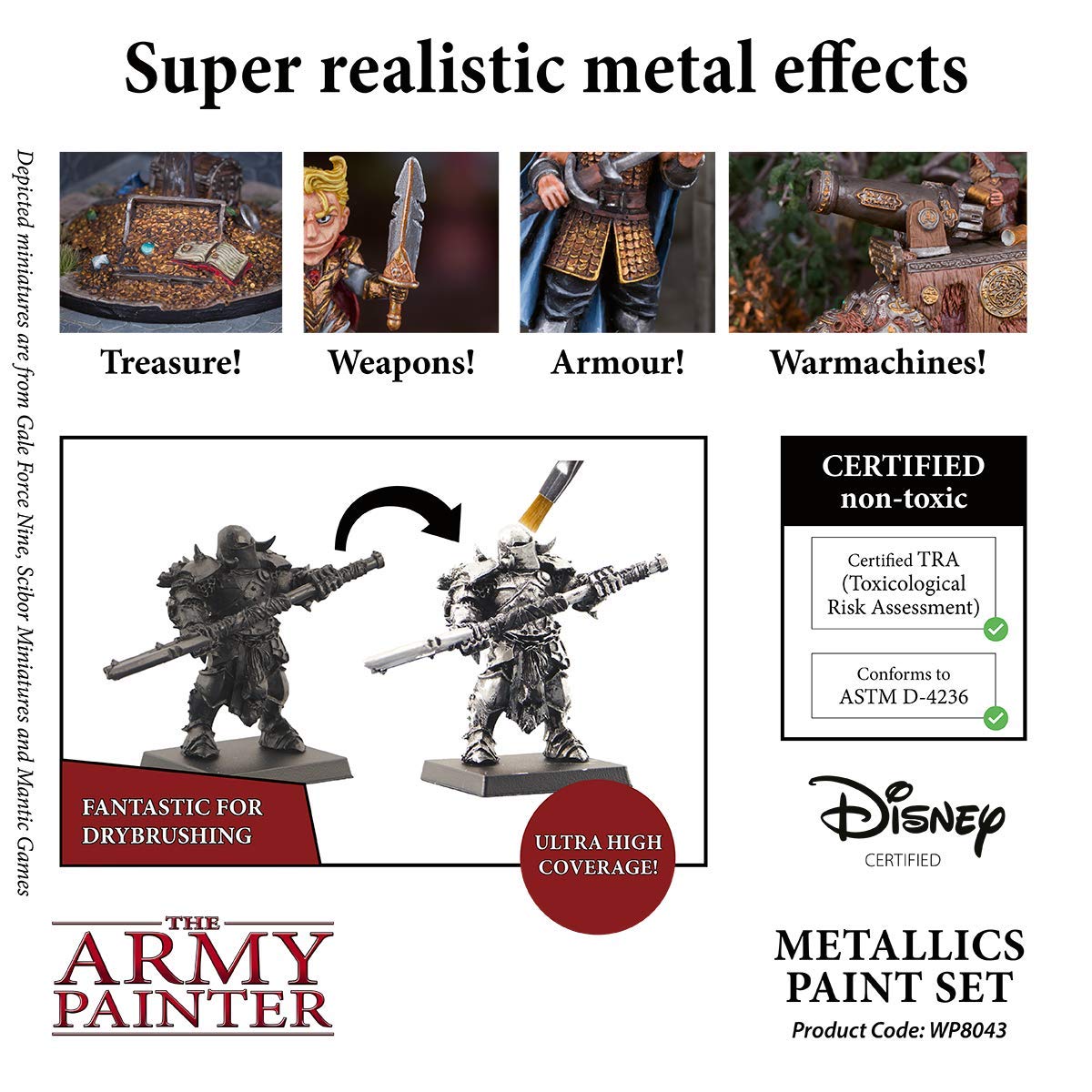 The Army Painter Metallics Paint Set - Zippigames