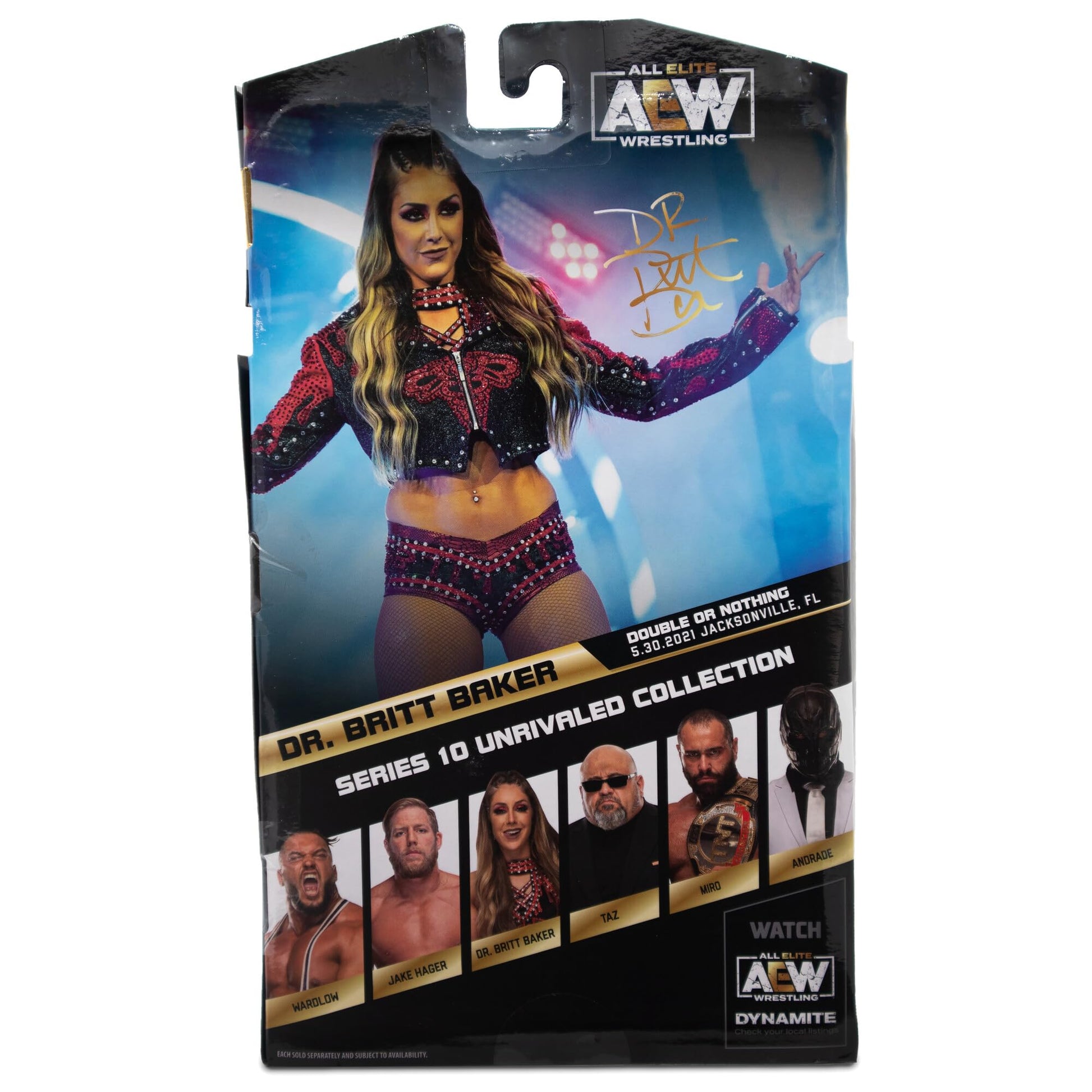 Britt Baker - AEW Unrivaled 10 Toy Wrestling Action Figure - Zippigames