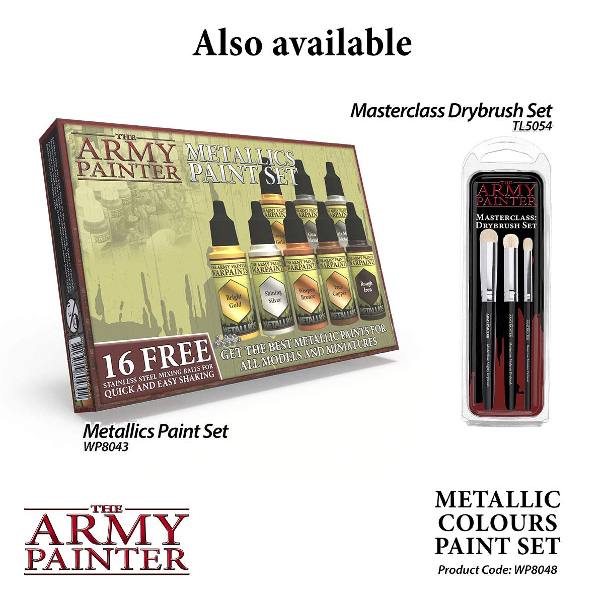 The Army Painter Metallic Colours Paint Set - Zippigames