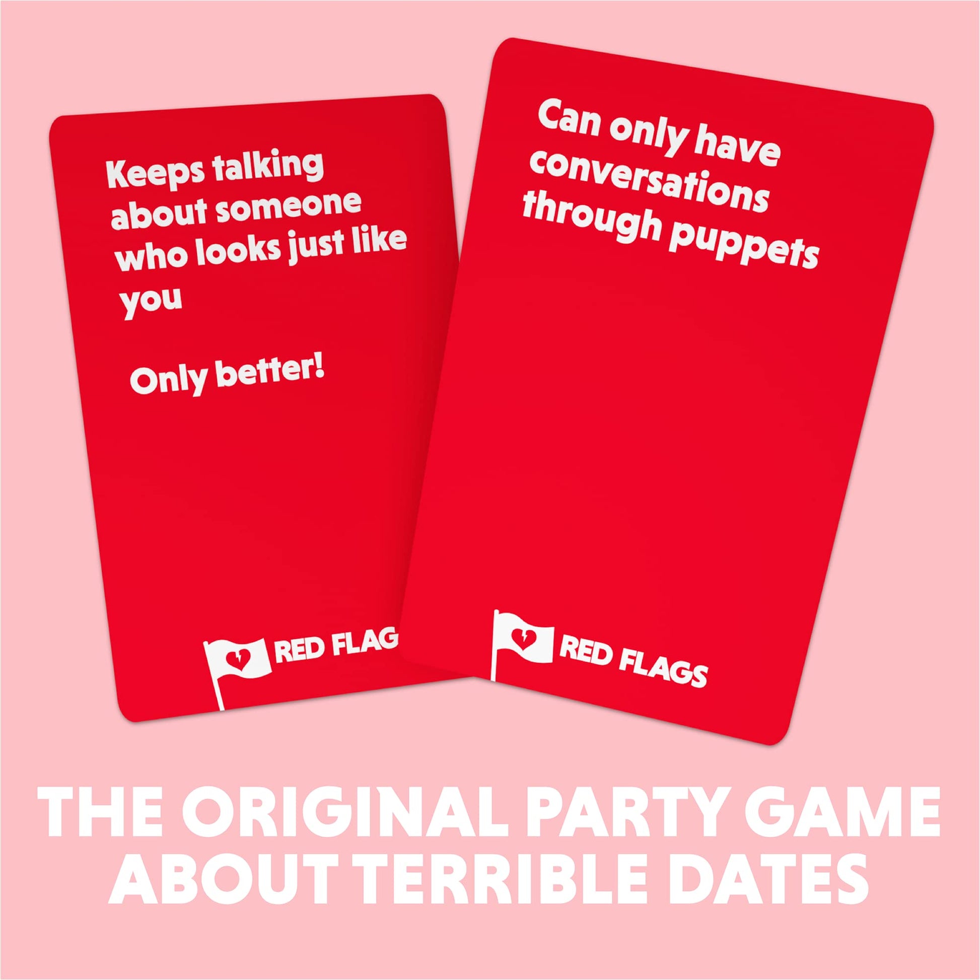 Red Flags: The Game of Terrible Dates | Funny Card Game - Zippigames