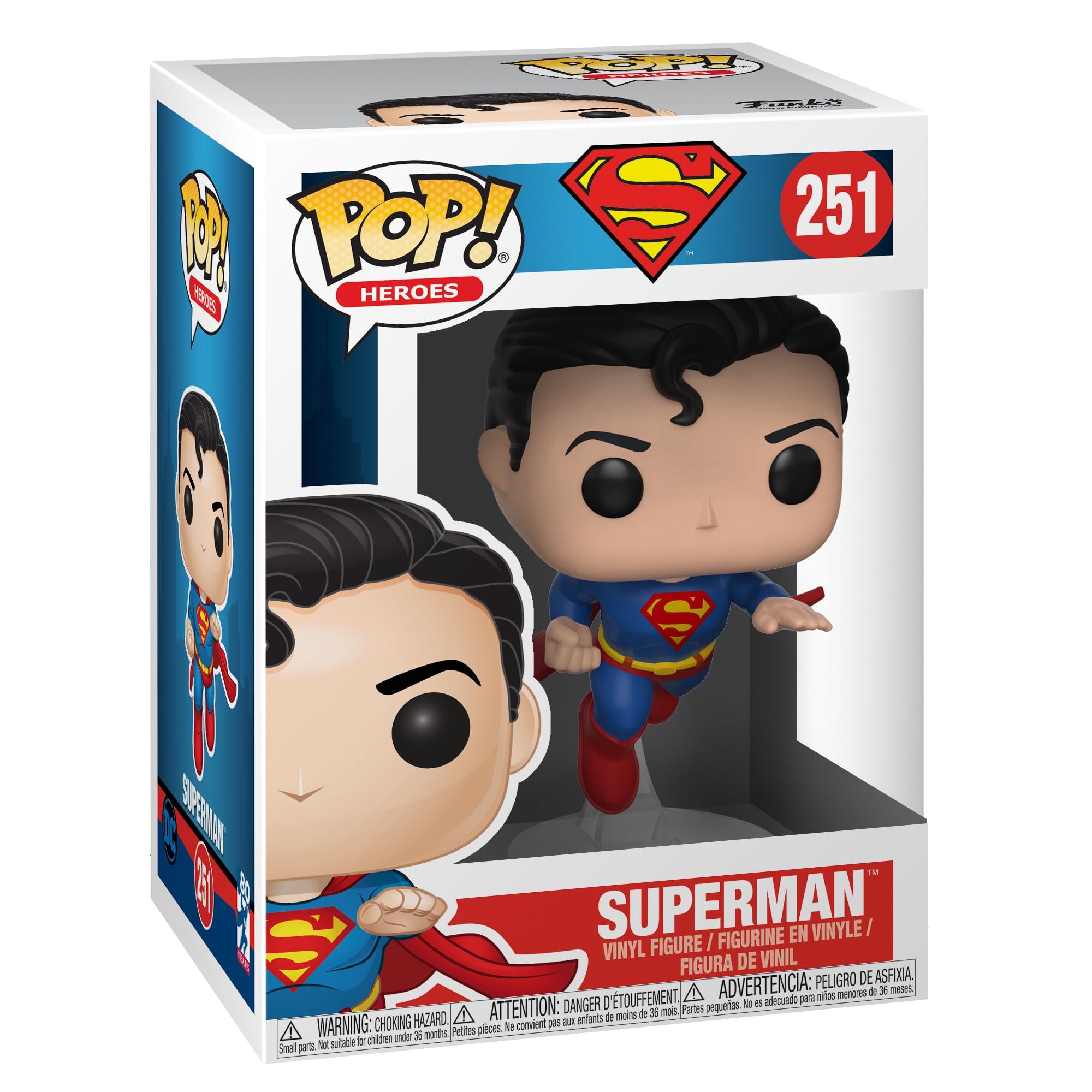 Funko POP! Heroes: Superman - Flying Superman - (80th Anniversary) - Zippigames