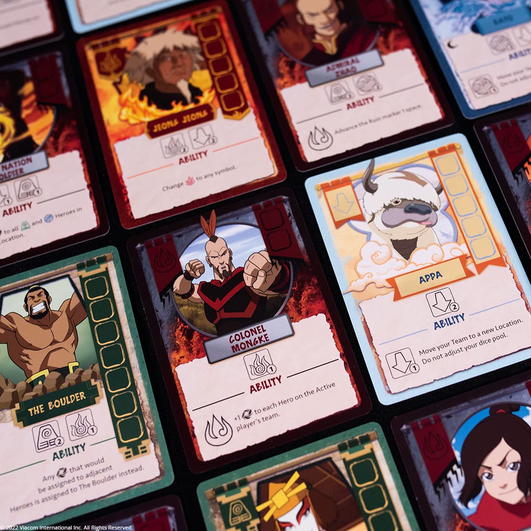Avatar The Last Airbender: Fire Nation Rising | Cooperative Board Game - Zippigames
