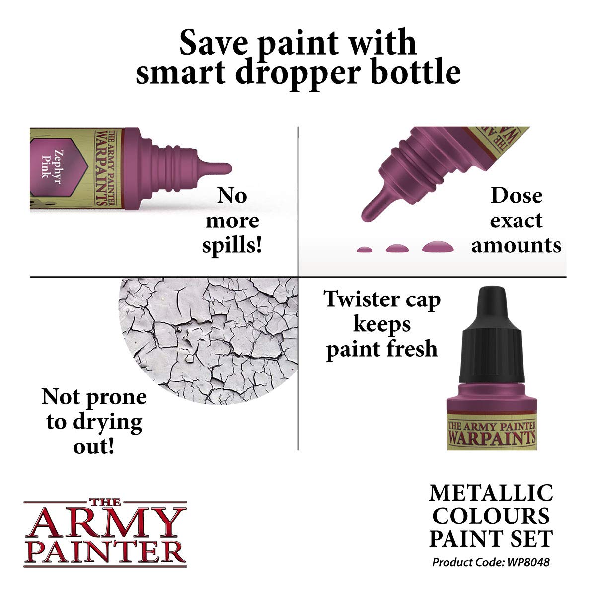 The Army Painter Metallic Colours Paint Set - Zippigames