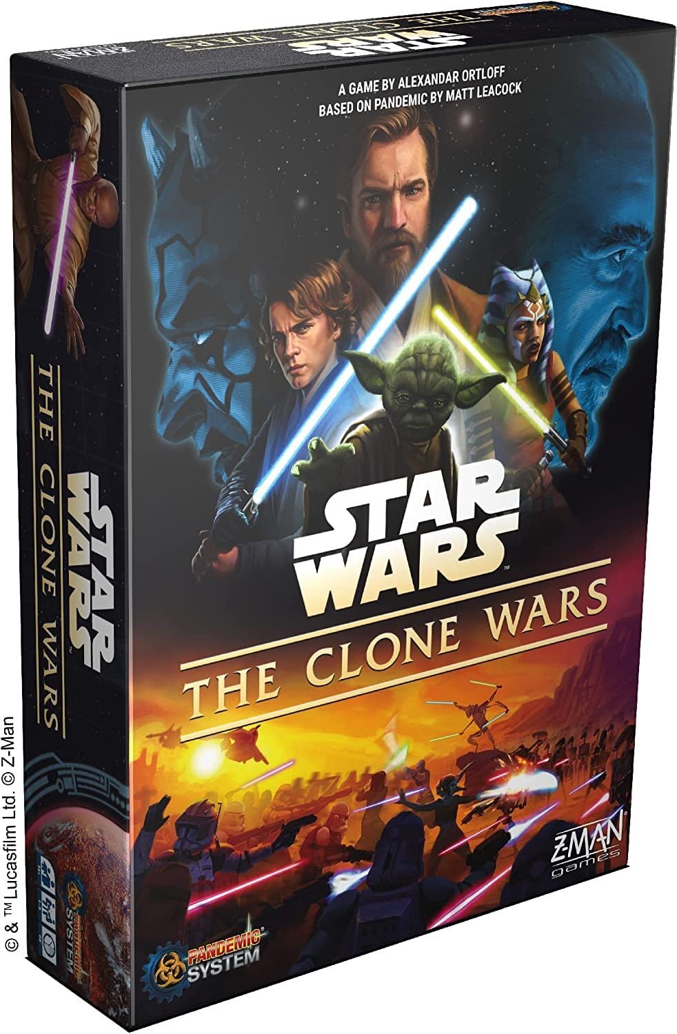 Z-Man Games Man Games Pandemic: Star Wars: The Clone Wars Board Game - Zippigames