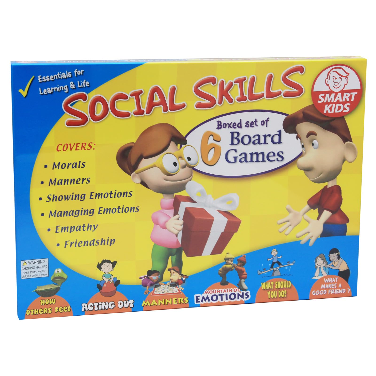 6 Social Skills Board Game - Zippigames