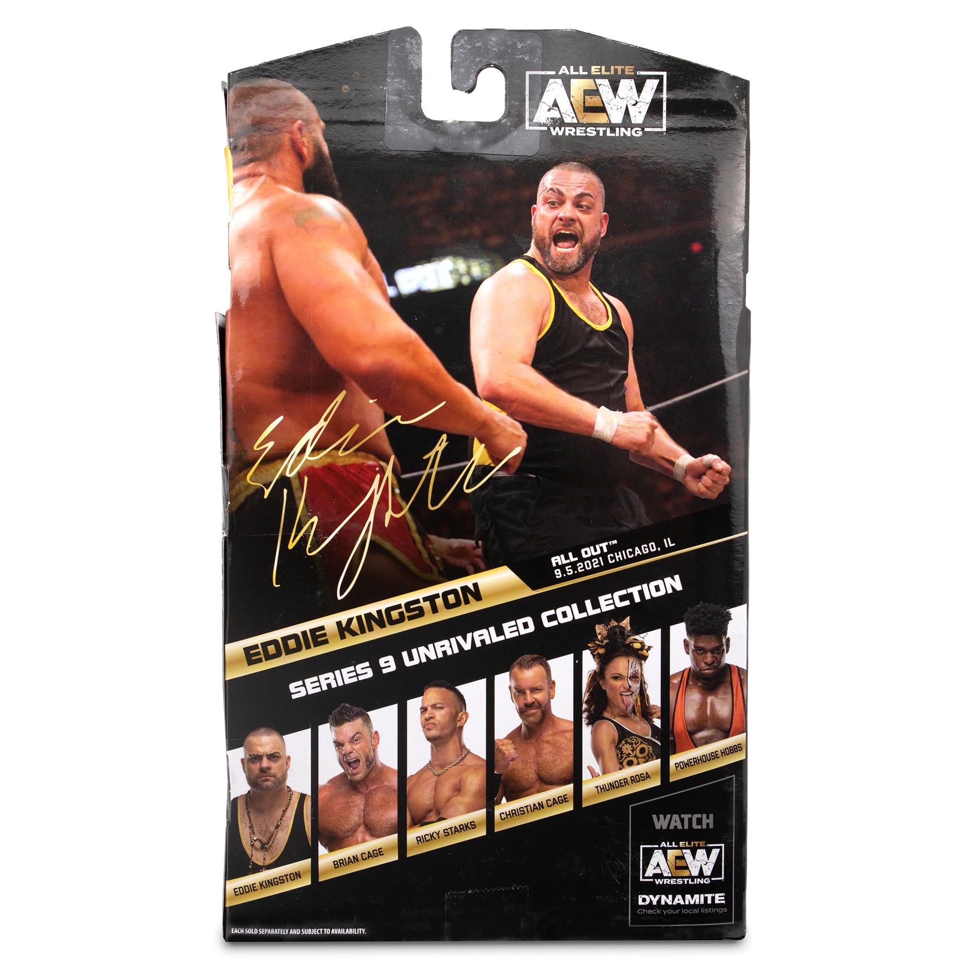 Eddie Kingston - AEW Unrivaled 9 Toy Wrestling Action Figure - Zippigames