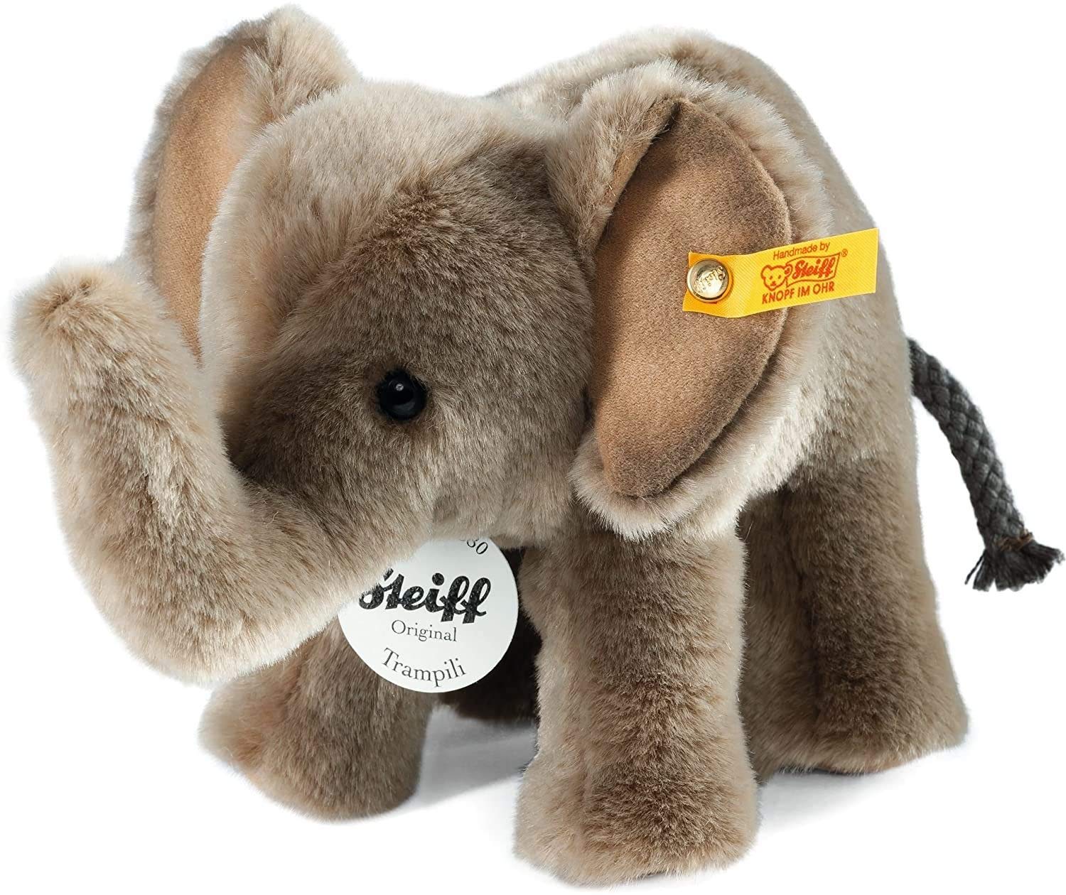 Steiff Trampili elephant, Grey, 18 cm - Zippigames