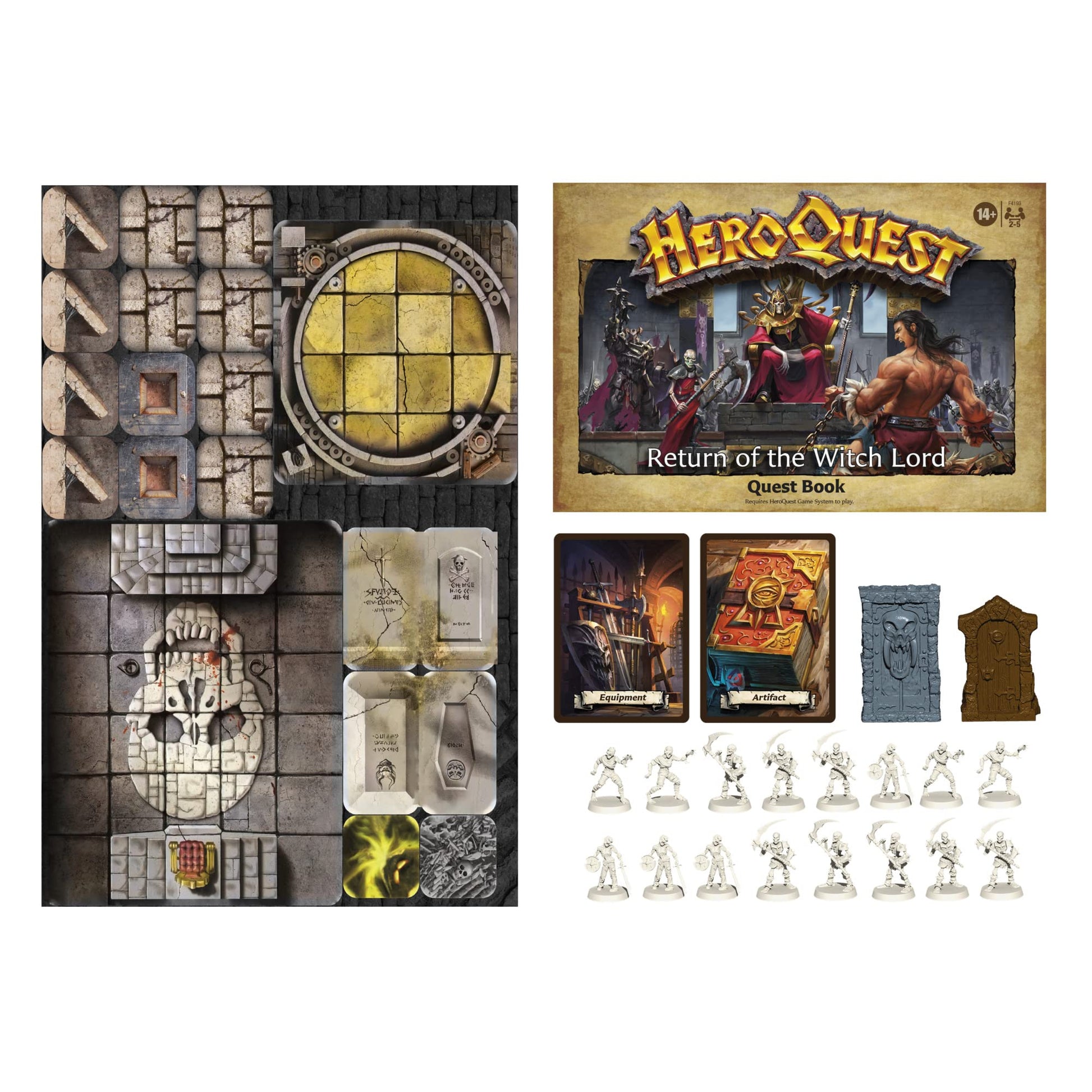 My Little Pony Avalon Hill HeroQuest Return of the Witch Lord Quest Pack, for Ages 14 and Up, Requires HeroQuest Game System to Play - Zippigames