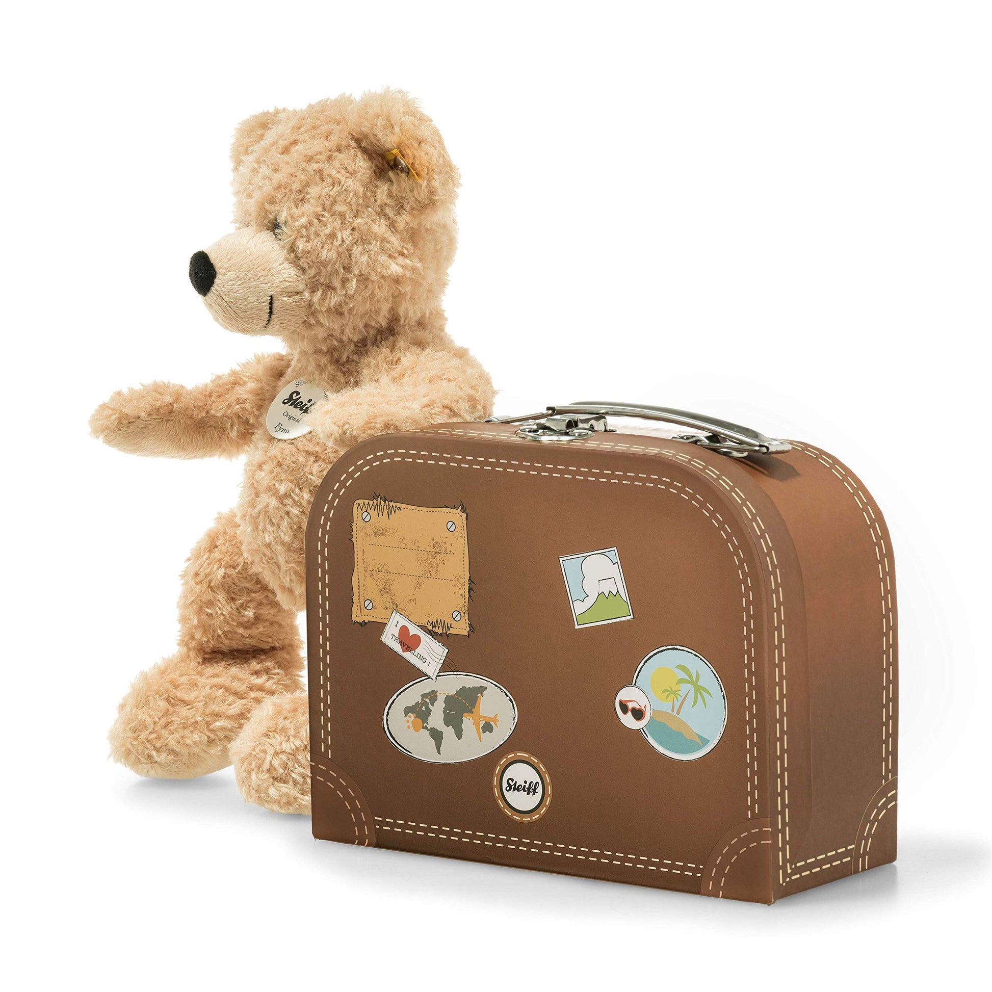 Fynn Teddy bear in suitcase - Zippigames