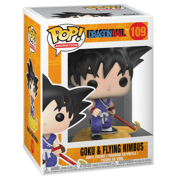 Funko POP! Vinyl - Dragonball Z - Goku and Nimbus Figure - Collectable Vinyl Figure - Gift Idea - Official Merchandise - Toys for Kids & Adults - Anime Fans - Model Figure for Collectors and Display