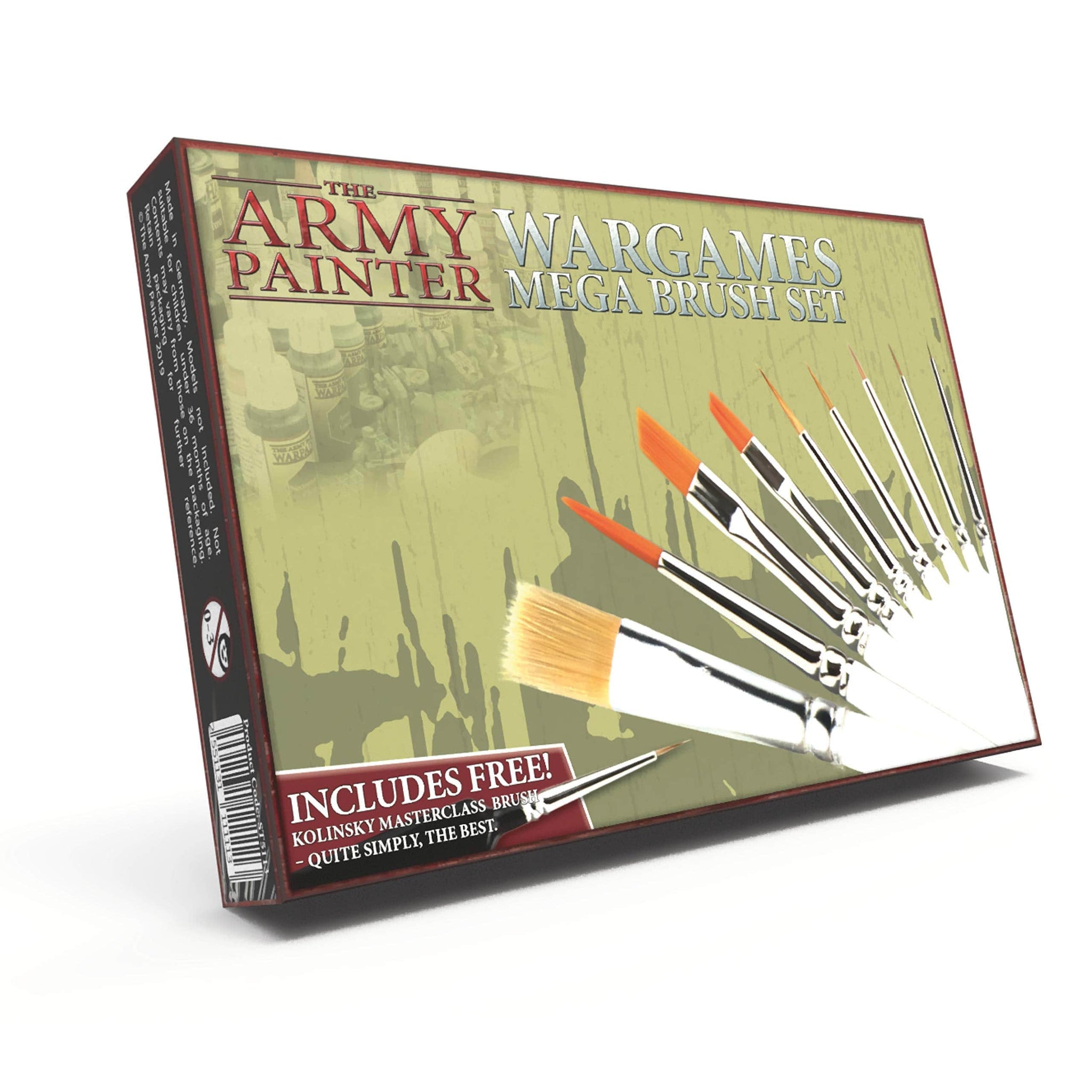 The Army Painter Wargames Mega Brush Set - Zippigames