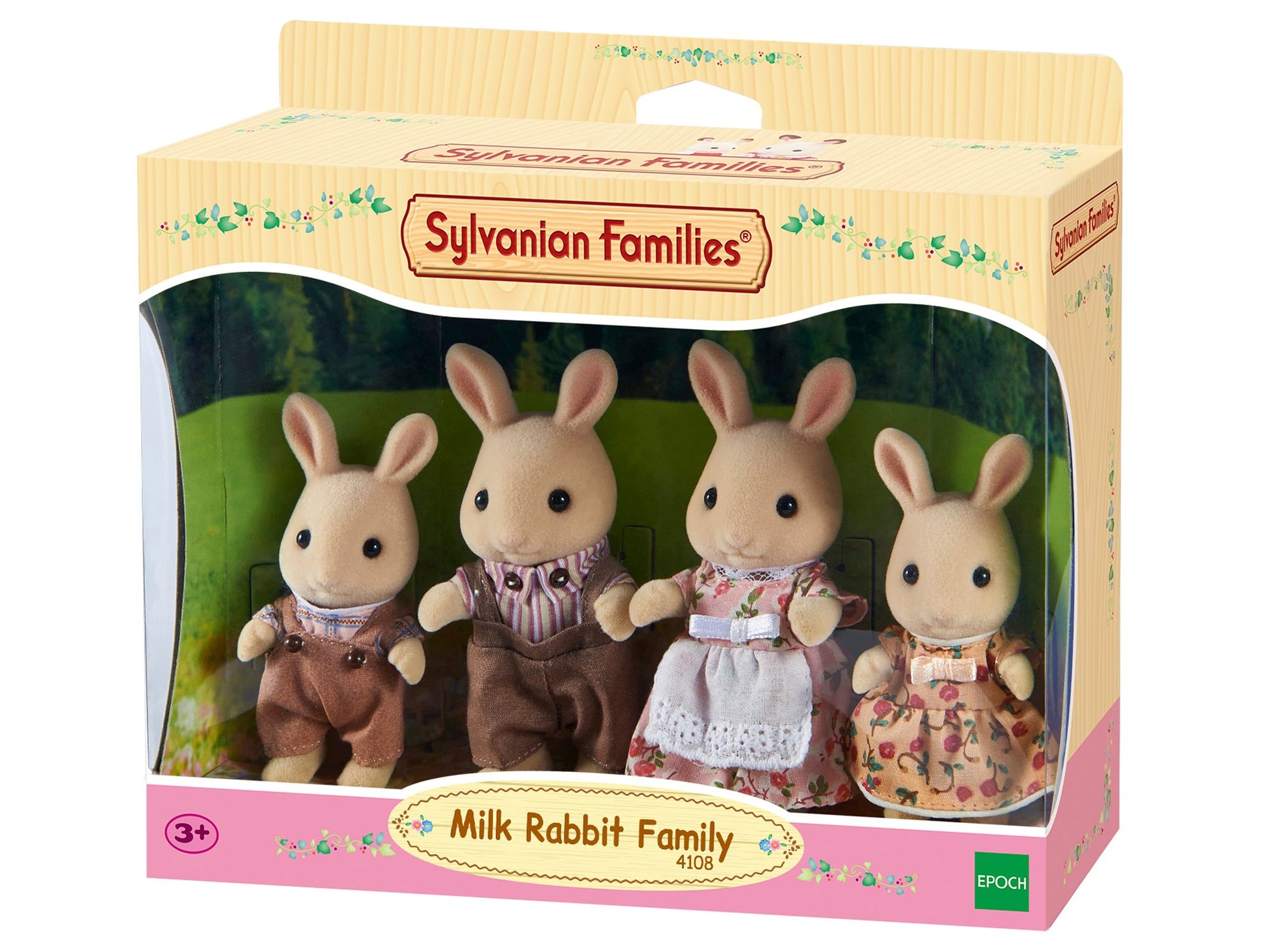 Sylvanian Families - Milk Rabbit Family - Zippigames