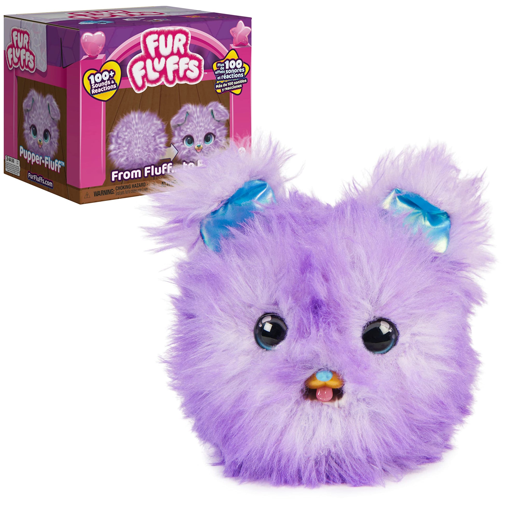 Fur Fluffs, Pupper-Fluff Surprise Reveal Interactive Toy Pet - Zippigames