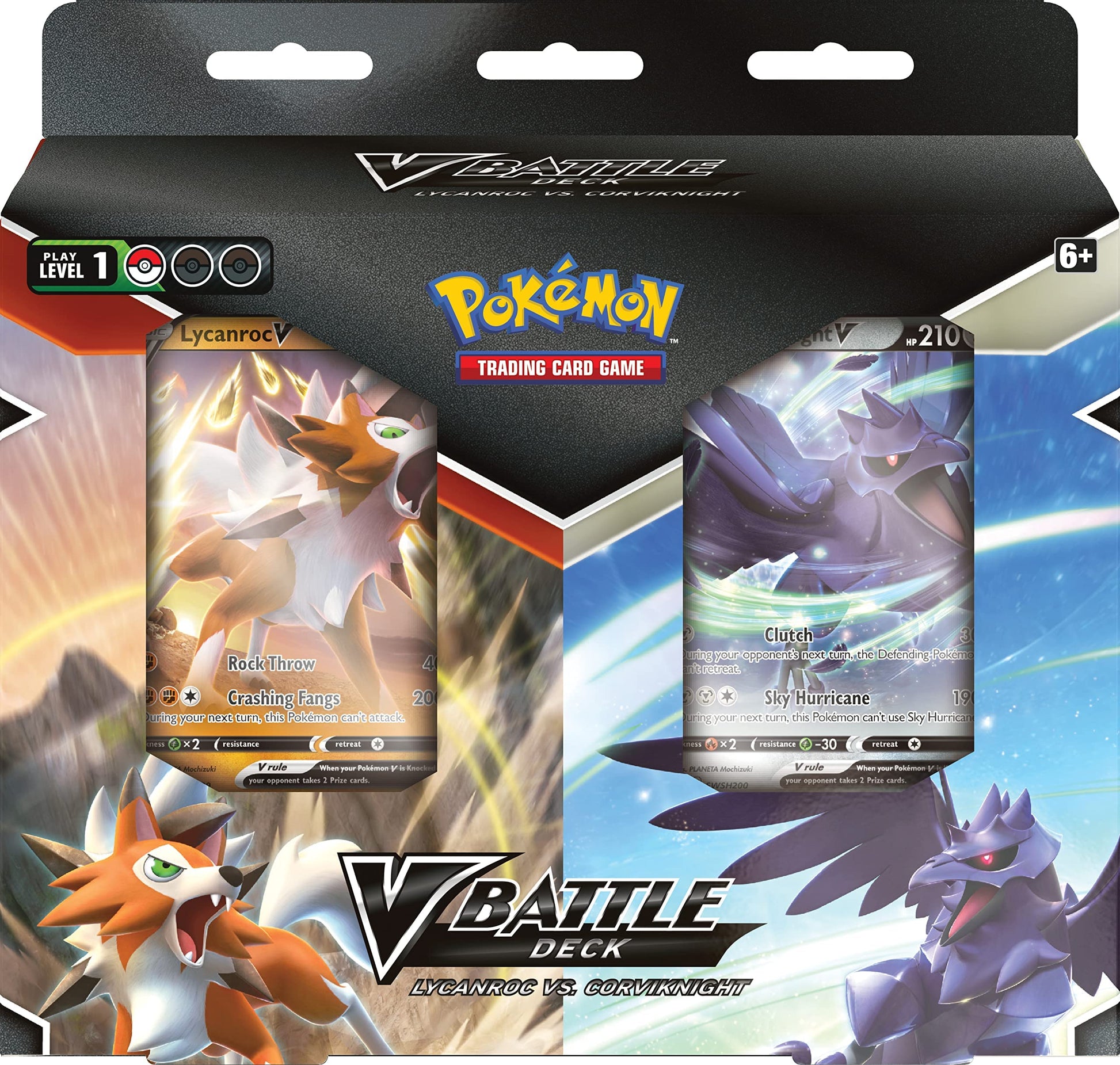 Pokémon TCG: V Battle Deck Bundle - Lycanroc vs. Corviknight - Zippigames